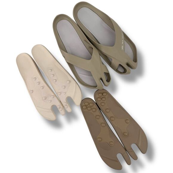 Telic Stepping Stones Fusion Trio 3 in 1 Restoration Flip Flops Mens Sz 12 - Picture 2 of 8